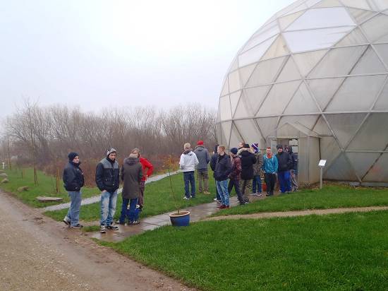 Technical College Silkeborg visit Nordic Folkecenter for Renewable Energy.