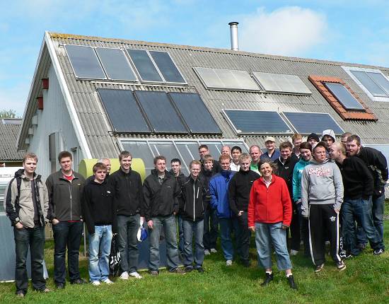 Frederikshavn Technical School visit the Folkecenter