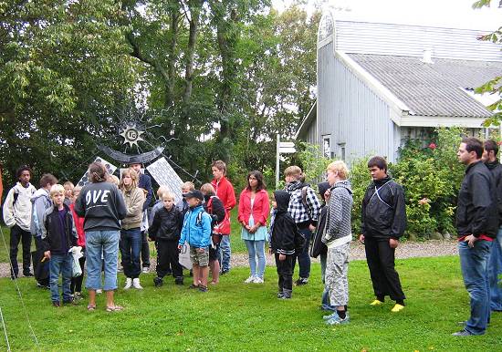 Hundborg friskole visit Nordic Folkecenter for Renewable Energy