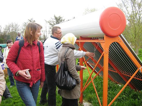 Skive Language Centre visit The Nordic Folkecenter for Renewable Energy