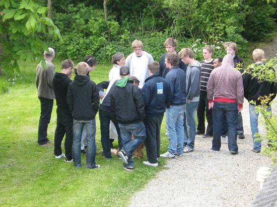 Norwegian electronics class visit The Nordic Folkecenter for Renewable Energy