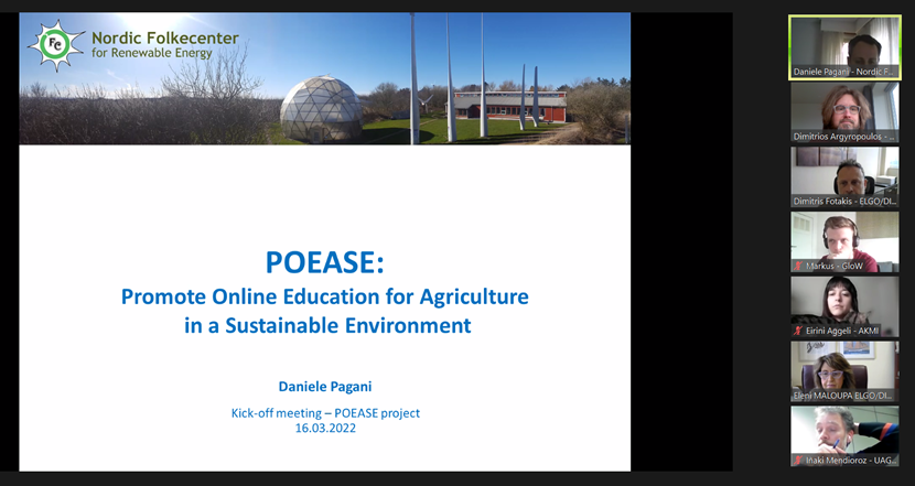 POEASE - kick-off meeting