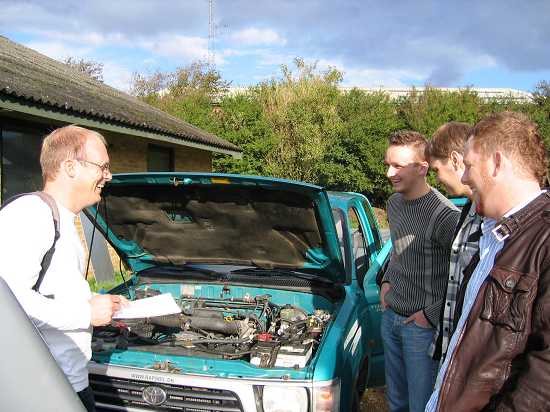 Students of engineering at Folkecenter